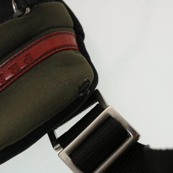 PRADA Shoulder Bag Hand Bag Leather Nylon 3Set Black Gray Auth am4509 - Picture 10 of 15